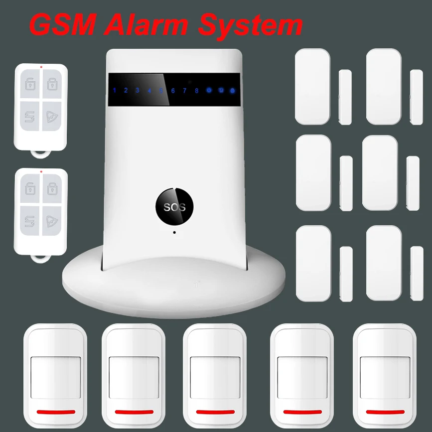 G15 Android iPhone APP GSM Home Burglar Security Alarme System Kitin