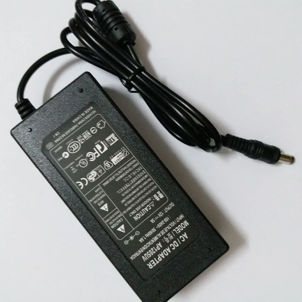 12V 5A 60W AC Power Adapter for Wearnes Global 50 Watt