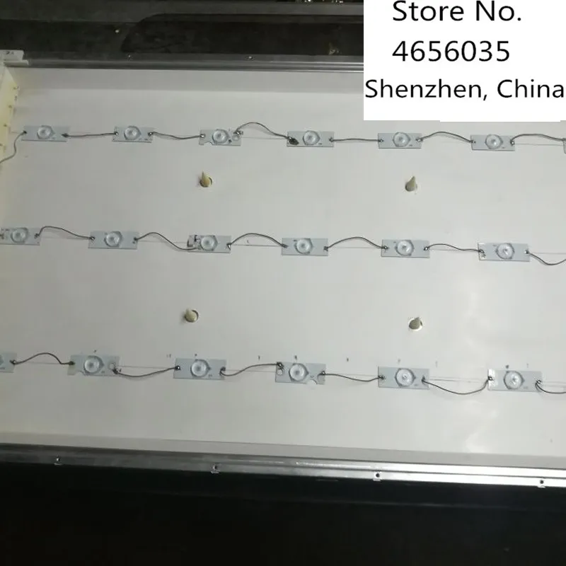 20 шт. 100% Новые 3 в SMD лампы бусины с оптической линзой Fliter для 32 65 дюймов