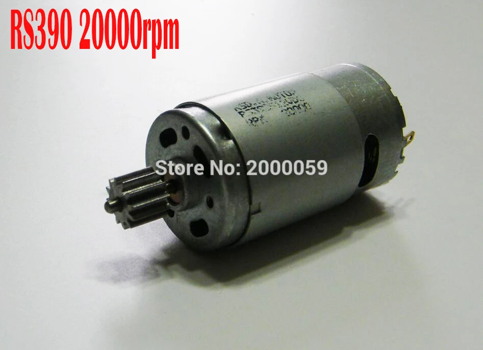 6V 12V 12000 RPM 20000 RS390 Электрический мотор дети езды на автомобиле радиоуправляемая