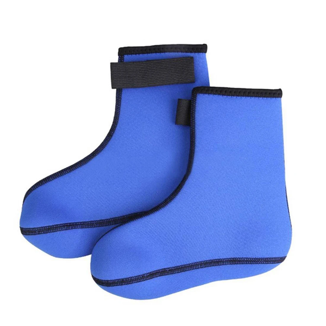 Дайвинг носки, серфинг плавание носки неопрен зимой 3 мм песчаный пляж против скольжения синий XL