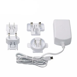 Официальный Raspberry Pi 3 Model B/B + 5,1 В 2.5A Micro USB адаптеры питания зарядное устройство с ЕС/США/Великобритания/АС Plug - изображение