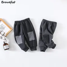 Детские теплые штаны для девочек зимние эластичные повседневные штаны для новорожденных мальчиков, спортивные штаны для малышей Верхняя одежда для малышей
