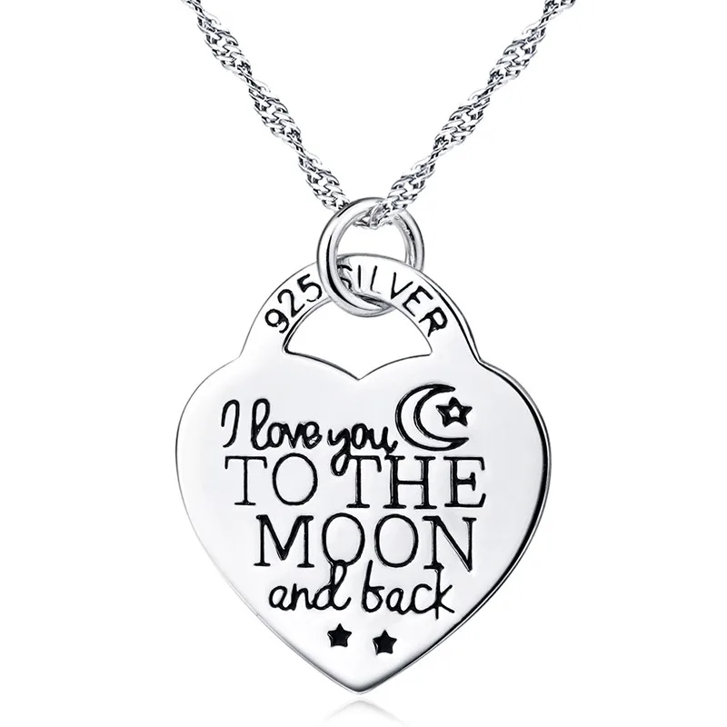 Sterling silver pendant necklace for women GNX0402 (1)