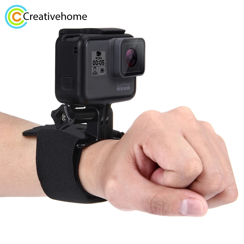 

PULUZ For wrist strap gopro Adjustable Tape Strap Arm Mount Wrist Band Screw Mount Action Camera For Xiaomi Gopro sport camera