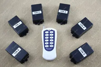 

DC 12V 10A 1 CH 315Mhz/433Mhz RF Wireless Remote Control System 12Buttons Rtansmitter&6 Receiver China Manufacturer