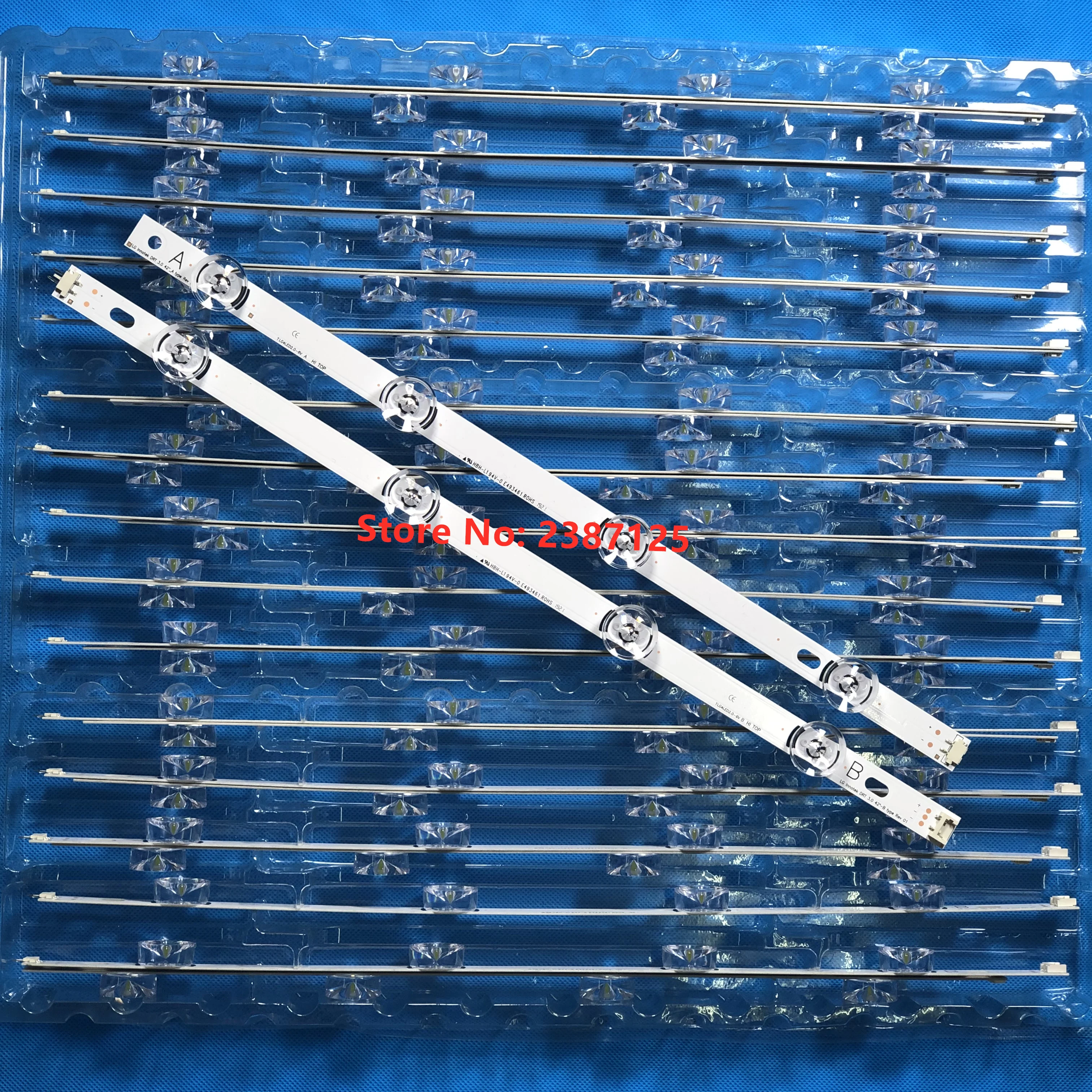 

2PCS LED Backlight strip For 42GB6310 42LB6500 42LB5500 42LB550V 42LB561V 42LB570V 42LB580V 42LB585V 42LB5800 42LB580N 42LB5700