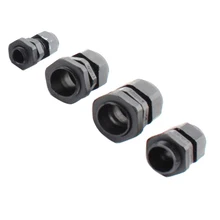 Для выведения токсинов, 40 шт M12 M18 M20 M22 черный кабельный сальник для герметизации провода