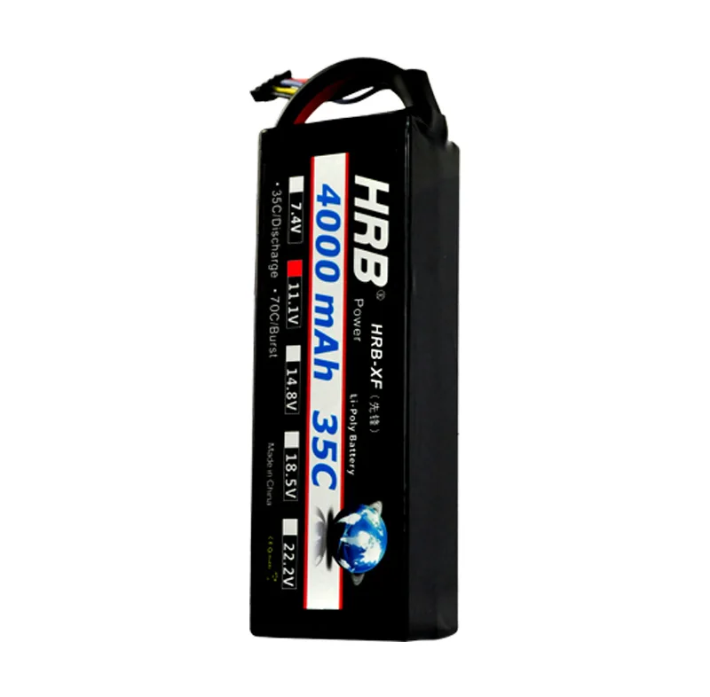

2017 DXF Good Quality HRB RC Car Lipo Battery Hard Case 11.1V 4000mAh 3S Rechargeable for RC Helicopter Airplane Quadcopter