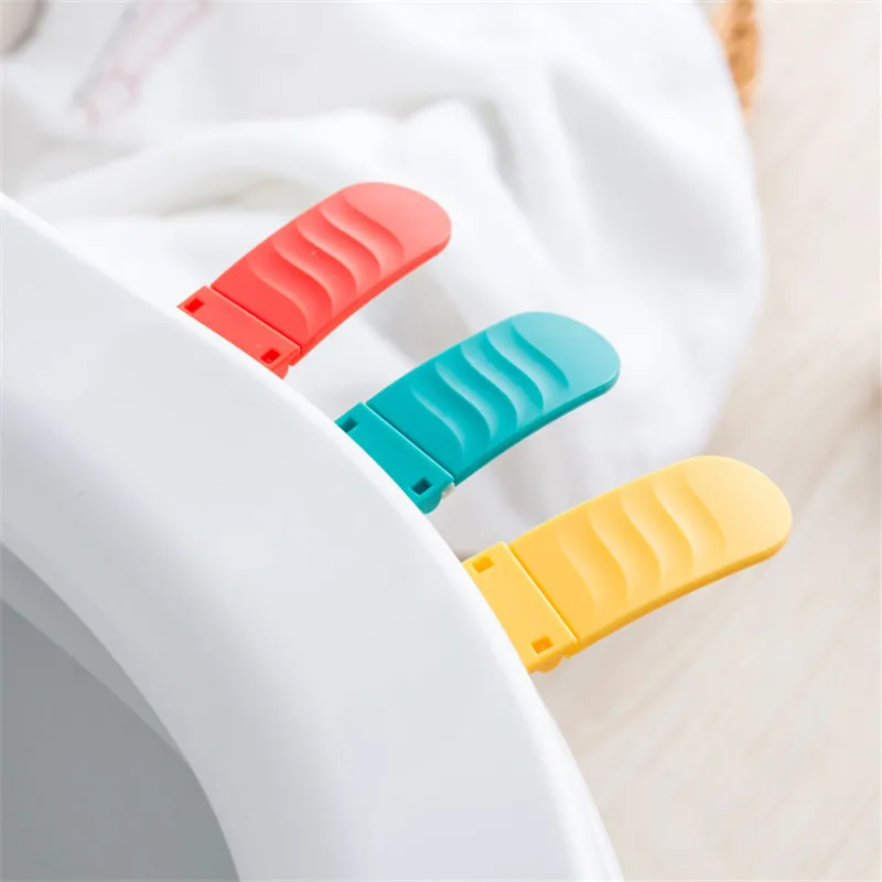 

Portable Foldable Small Toilet Seat Cover Lifter Sanitary Closestool Seat Cover Lift Handle for Travel Home Bathroom