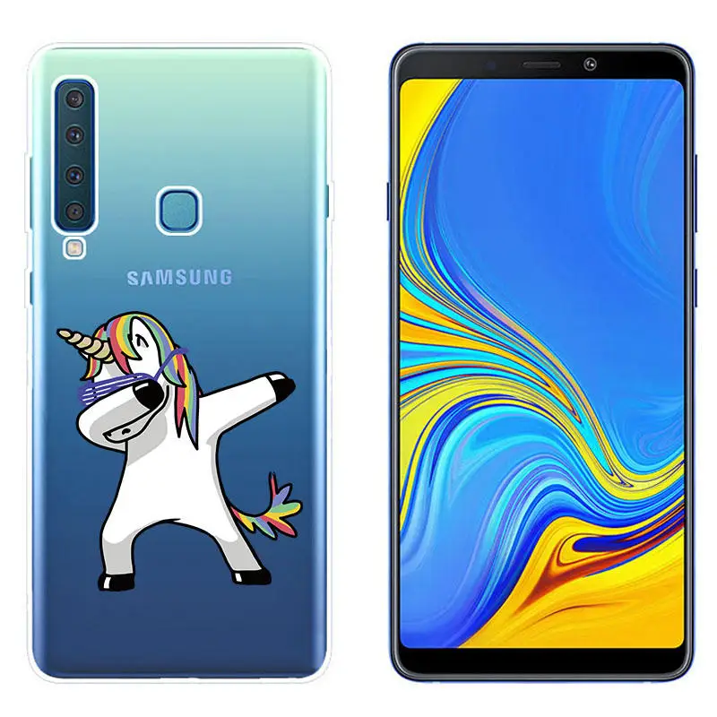 Arvin TPU Case for A750 A6 A8 2018 A520 Fundas Smart Back Phone Cover for A5 A7 A6 A8 Plus Samsung Galaxy A9 2018 Clear Silicong (5)