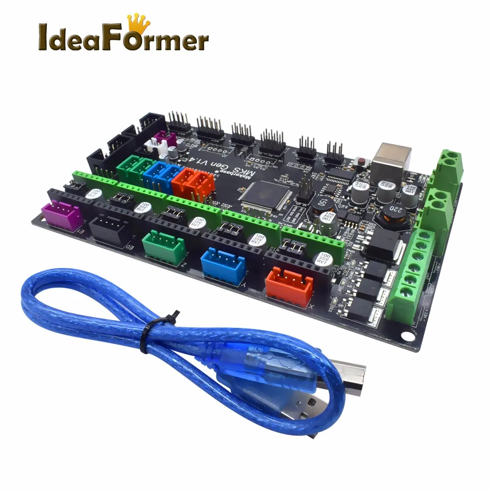 Запчасти для 3D принтера MKS Gen V1.4 плата управления Mega 2560 R3 Материнская RepRap Ramps1.4 +