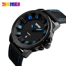 SKMEI Fashion Quartz Watches Men Leather Strap Luxury Casual Brand Watch Waterproof Sports Wristwatches Relogio Masculino 9150 SKMEI Fashion Quartz Watches Men Leather Strap Luxury Casual Brand Watch Waterproof Sports Wristwatches Relogio Masculino 9150
