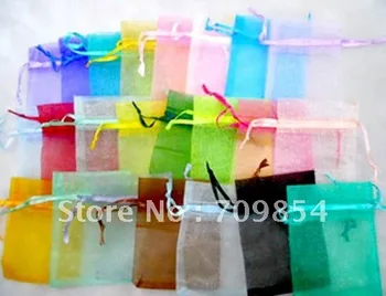 

factory price!!! 10*14cm organza gift bags /jewelry bags pouches/candy bags for wedding