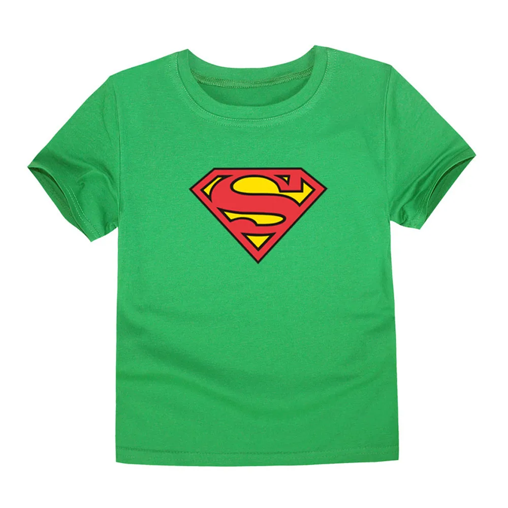 Маленькая Битти Комикс Супер герой Футболка Супермен Бэтмен Капитан Америка флэш мультфильм фильм для мужчин мальчик косплей футболки для мальчиков - Цвет: TJ7