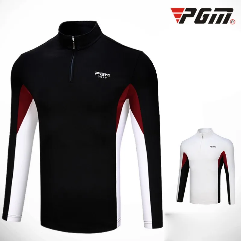 

Men Casual Golf T-shirt Autumn Spring Long Sleeve Muscle Tops Shirts Male Long-Sleeved Sportswear Patchwork T-Shirt D0485