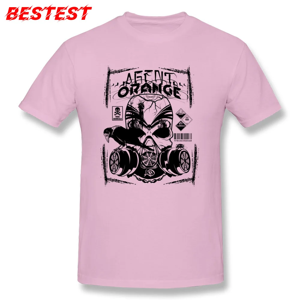 On Sale Men's Top T-shirts Round Collar Short Sleeve 100% Cotton Health Risk Tops & Tees Funny T-Shirt Free Shipping Health Risk pink
