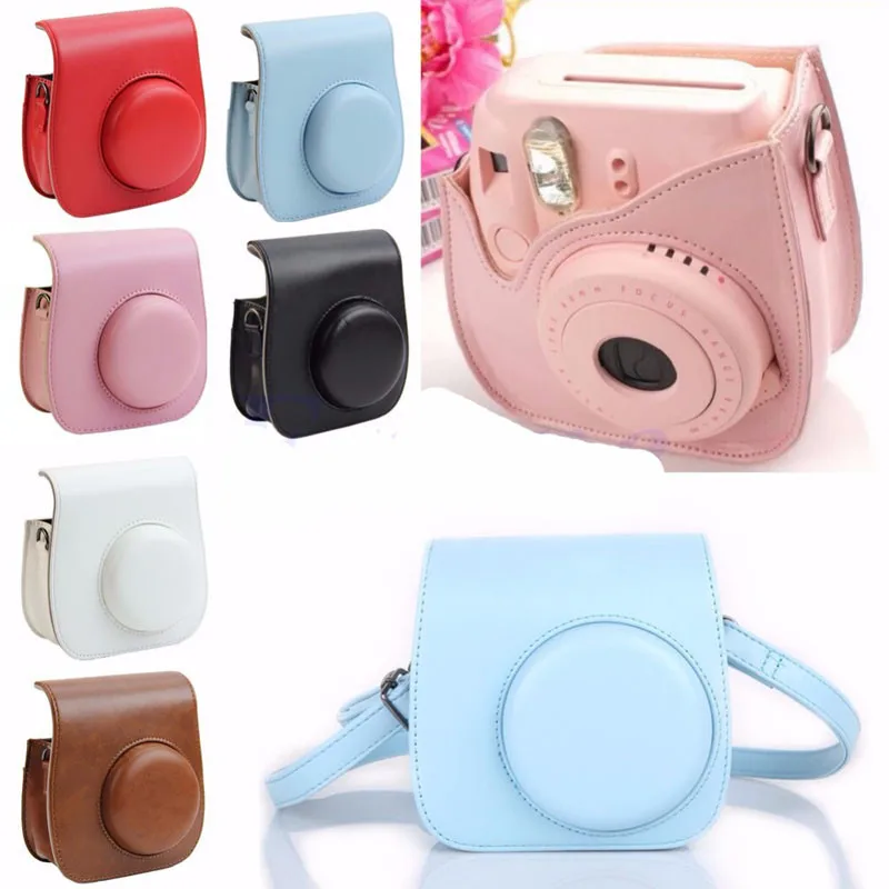 New Classic Vintage Leather Camera Strap Bag Case Cover Pouch Protector