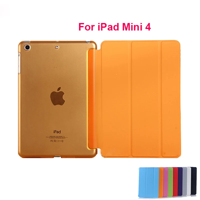 Solid Smart case For iPad mini4 case Ultra-thin Leather Stand Cover For Apple iPad mini 4 case with Auto Wake Up/Sleep Function Solid Smart case For iPad mini4 case Ultra-thin Leather Stand Cover For Apple iPad mini 4 case with Auto Wake Up/Sleep Function