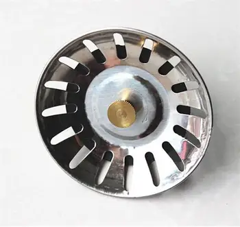 

Kitchen Stainless Steel Sink Strainer Waste Disposer Plug Drain Stopper Filter Basket Tool 1PCS