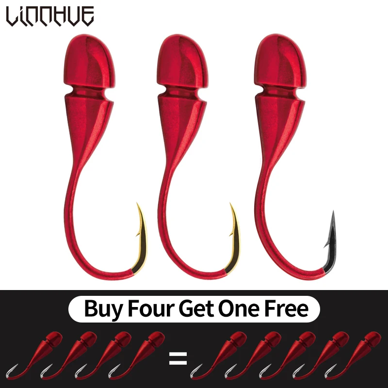 

5pcs/Lot Linnhue Fishing Hook Stainless Steel Japan Barbed Overturned Hook Fishing Accessories Supplies Lure Carp Fishing Tackle