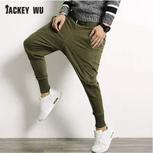 JACKEYWU бренд брюки для девочек для мужчин Мода г. джоггеры повседневное пот Slim Fit Брюки с эластичным поясом хип хоп Уличная мужская одежда