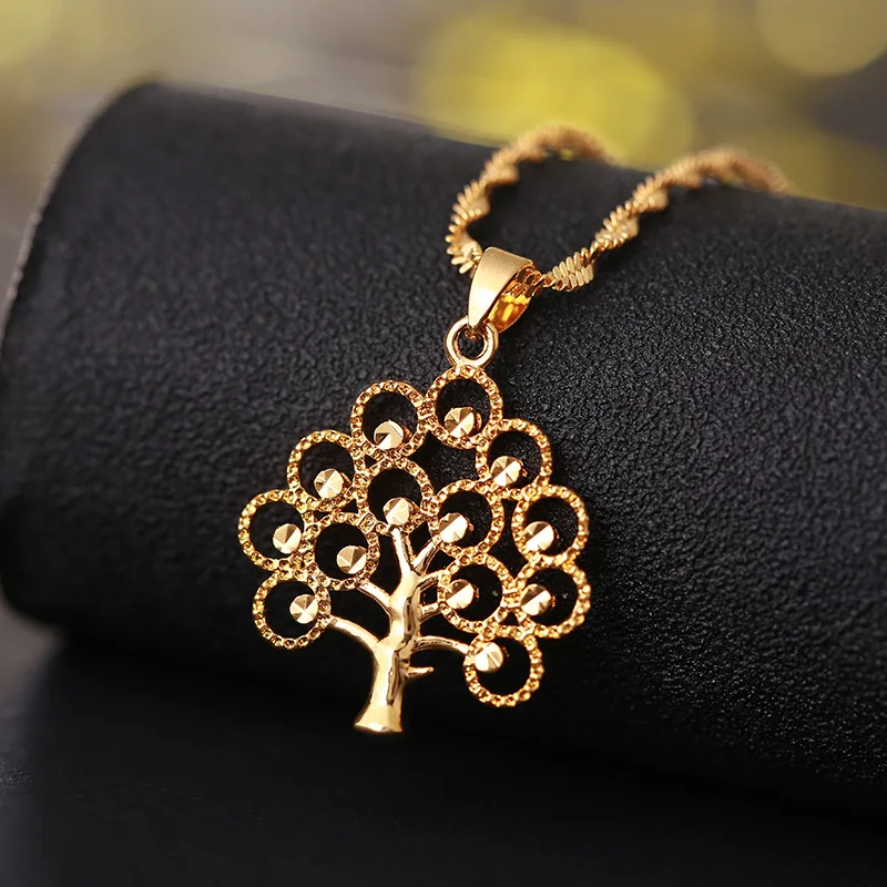 

St.kunkka Statement Necklaces Pendants Chokers Woman Hollow Bib Collar Water Wave Chain 24K Yellow Gold Filled Chunky Jewelry