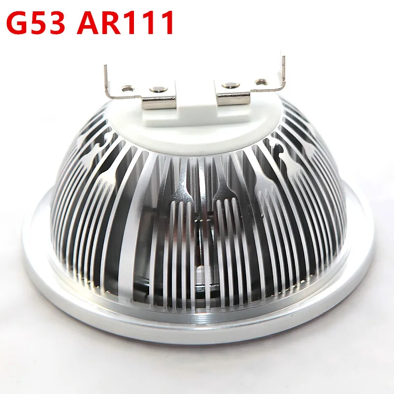 15 Вт COB AR111 светодиодный светильник с регулируемой яркостью GU10 G53 базовый AC110V 220V /