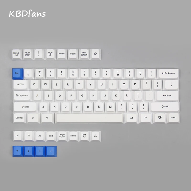 

cherry profile keycaps for gh60 dz60 dye subbed for diy mechanical keyboard 1.75shift