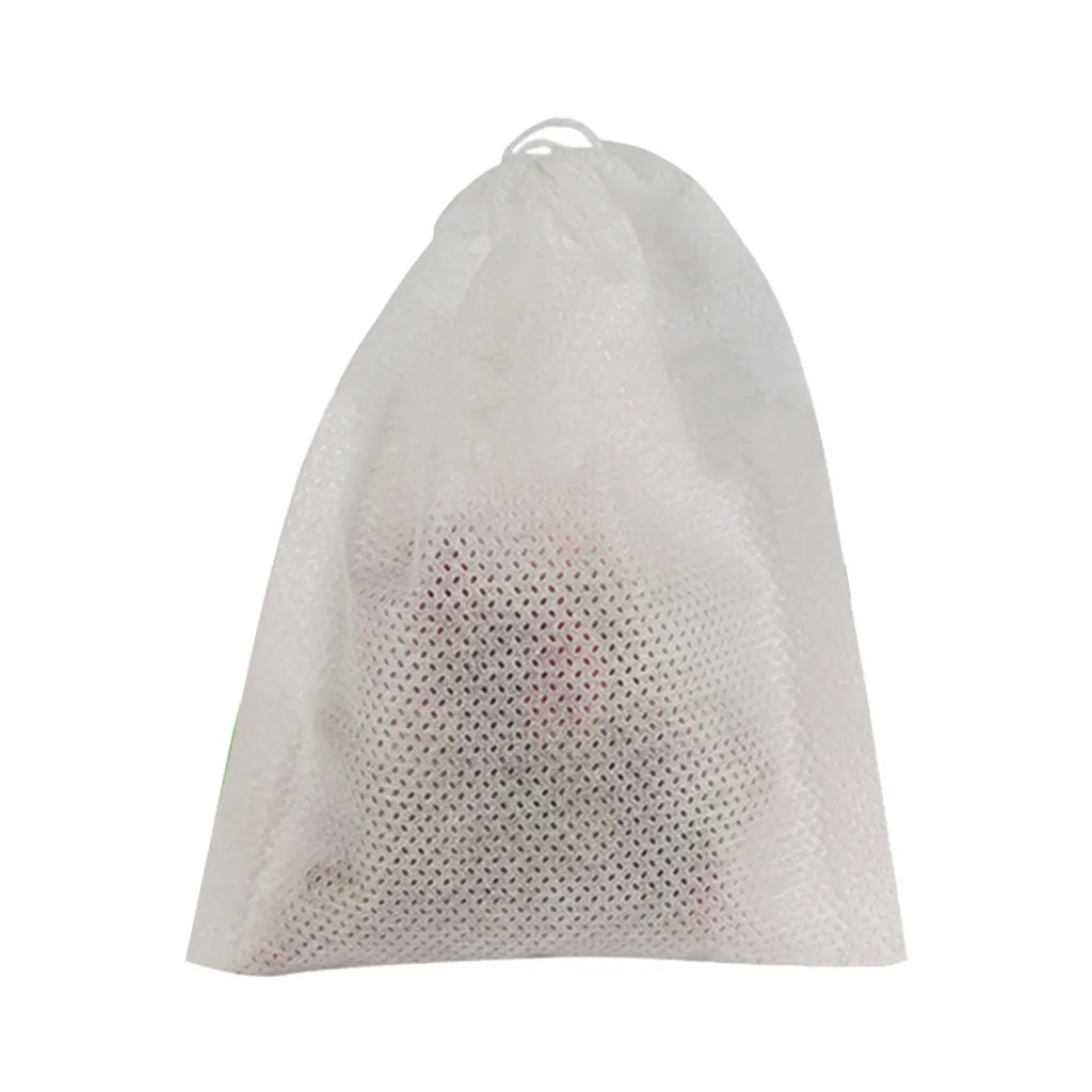 

200 Pcs Empty Non Woven Drawstring Tea Bags Disposable Filter Bags