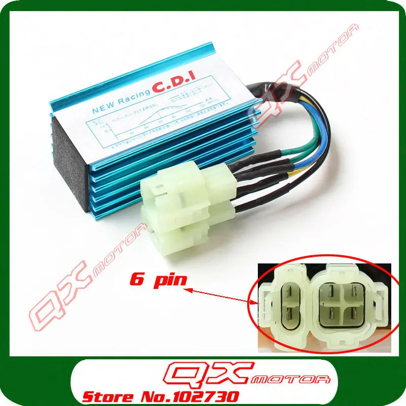 Hight Performance CDI GY6 Scooter Moped 50cc 125cc CDI Box AC fired 6