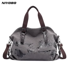 NIYOBO дизайнерские модные женские сумки-мессенджеры, холщовые женские сумки, модные сумки на плечо с рюшами и цветами, женские сумки