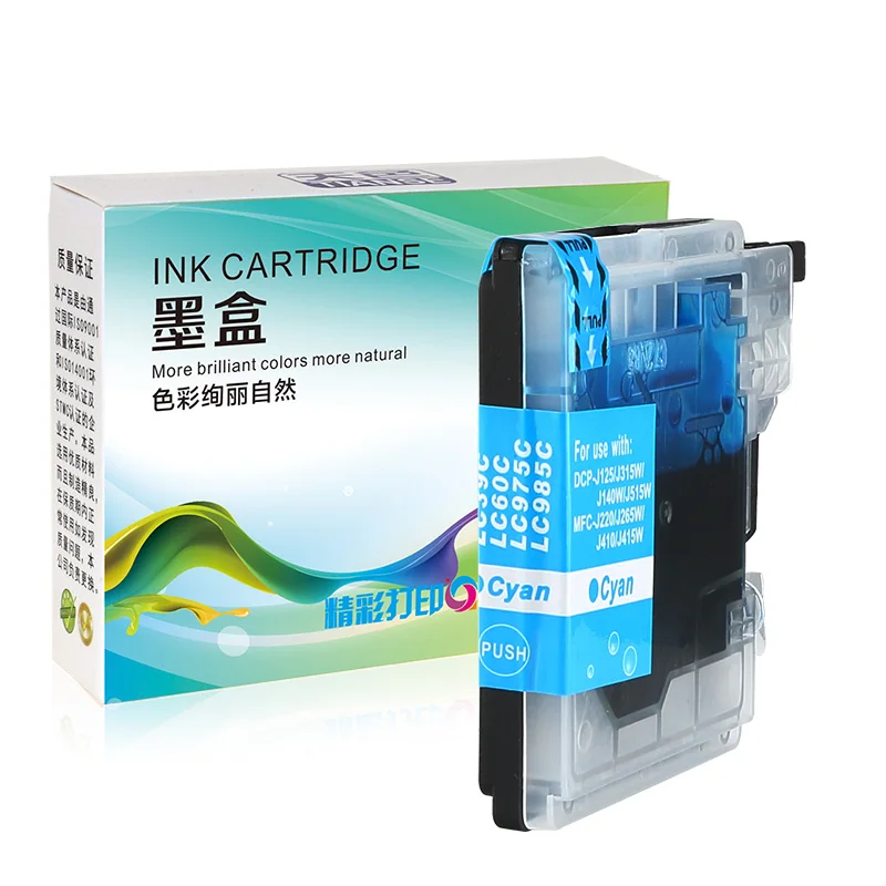 TIANSE чернильный картриджи lc61 LC67 LC38 lc39 LC985 lc975 lc 985 xl lc1100 для BROTHER 195C 185C 9805C фосфат