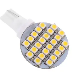 Авто T10/921/194 24 SMD светодиодный клина стороны лампы клеветник Интерьер 12 V теплый белый