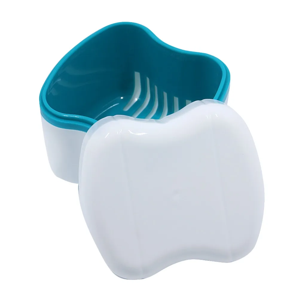 Протез зубных протезов Коробка для ванной для хранения прибора чехол полоскания корзина контейнер Лидер продаж