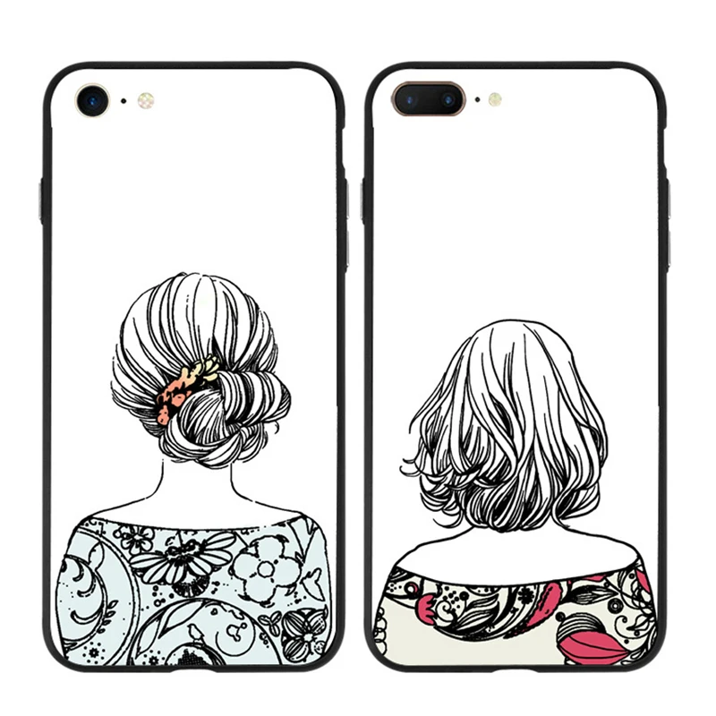 Y-ZU чехол для телефона iPhone 6 6s 7 8 6/7/8 plus X личности оригинальный девушка рука основа