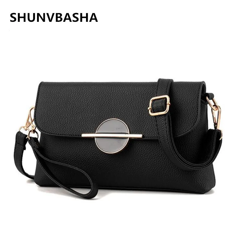 SHUNVBASHA Women's Bag bolsa feminin PU Leather Party Day Clutches Fashion Women Messenger Bags