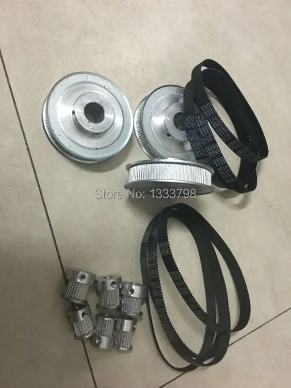 

Durable fast delivery whole set 2GT( kevlar code timing belt + aluminum pulley), fit for machine accessories