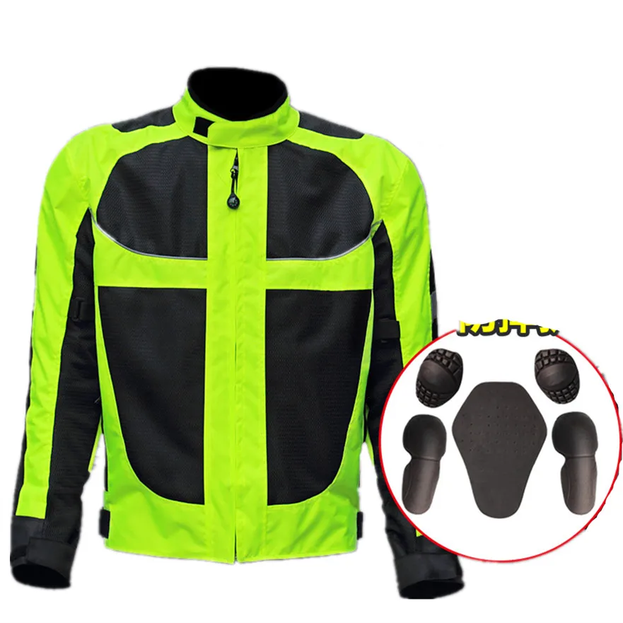 

Men Motorbike Jacket Motorcycle Jacket Motocross Racing High-Vis Visibility Safety Reflective Jacket