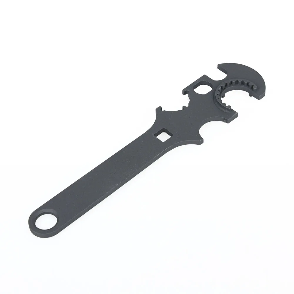 Tactical Enhanced AR15 Armorer's Wrench Gunsmithing Armorer Stock Spanner Wrench with Handle