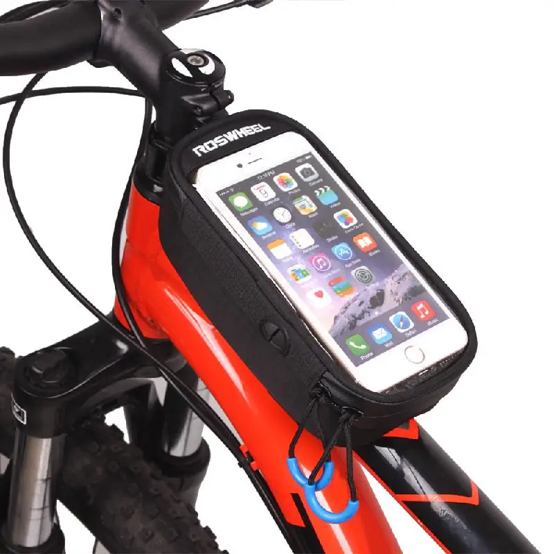 ROSWHEEL Bicycle Bike Bag For iPhone 6 6S Mobile Phone Screen Touch