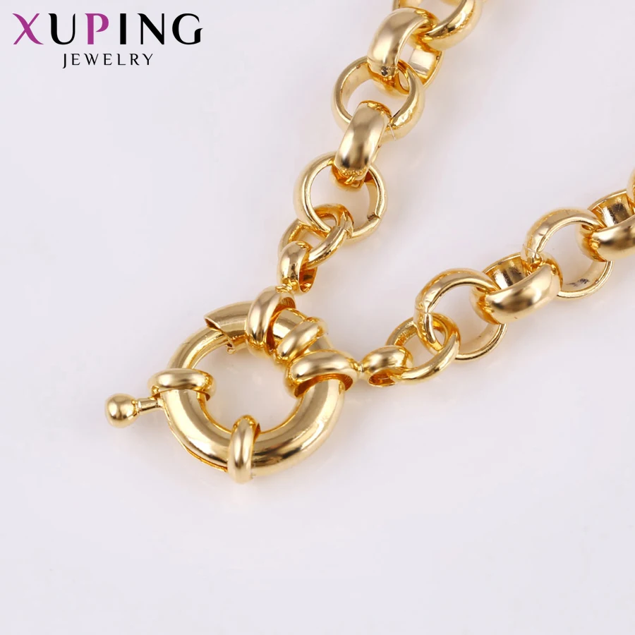 Xuping Мода Темперамент Длинная цепочка ожерелье золото цвет покрытием ювелирные изделия для женщин День Благодарения подарки S40-43857