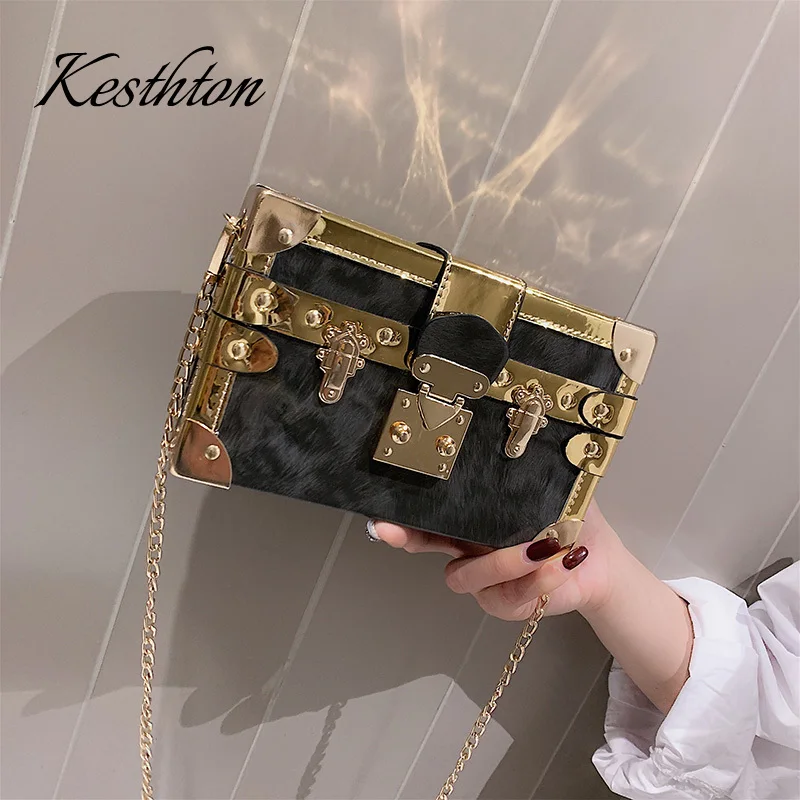 

New Women Box Bag PU Embroidery Fashion Women Shoulder Handbags Crossbody Bags Evening Bags Box Clutch Bolsa Feminina
