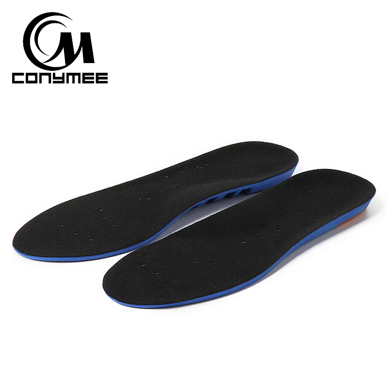 CONYMEE Silicone Shoe Insoles Unisex High Arch Support Sneakers Insole Inserts Men Women Shock Absorption Sport Shoe Pad Sole