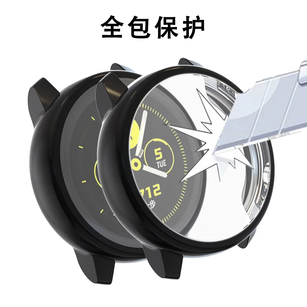 Защитный чехол для экрана для samsung Galaxy Watch Active Cover All-Around Ультра Тонкий Мягкий ТПУ силиконовый защитный чехол для часов