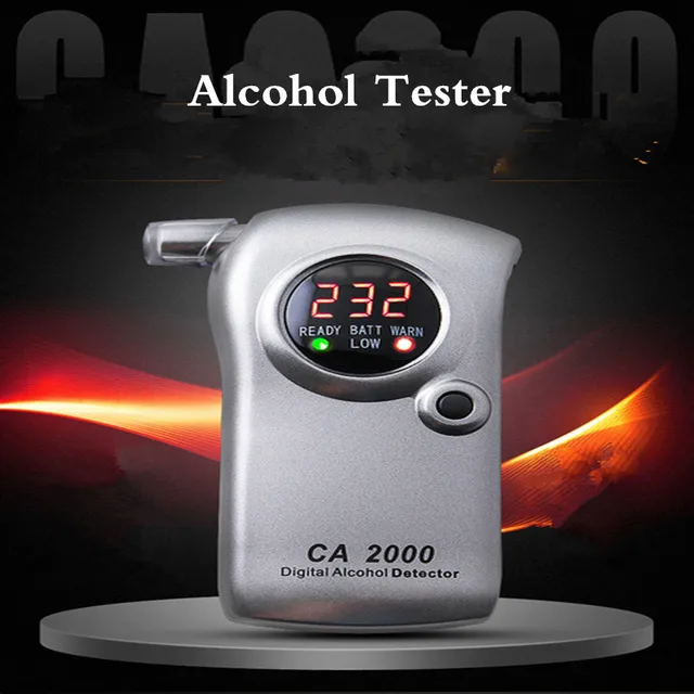 CA2000 Digital Alcohol Meter Tester Detector Drunkometer Breathalyzer