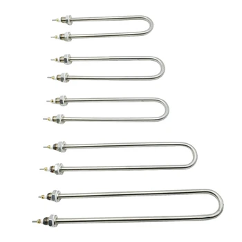 

AC220V 1kw-4kw M18 U-shaped Head Water Heating Element U-type heating tube solar/Sauna heating pipe liquid heating rods