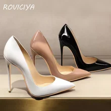 Großhandel shoes woman stilettos 8 cm Billig kaufen shoes Großhandel Fletiter Schuhe Damen 12 Cm High Heels Pumps