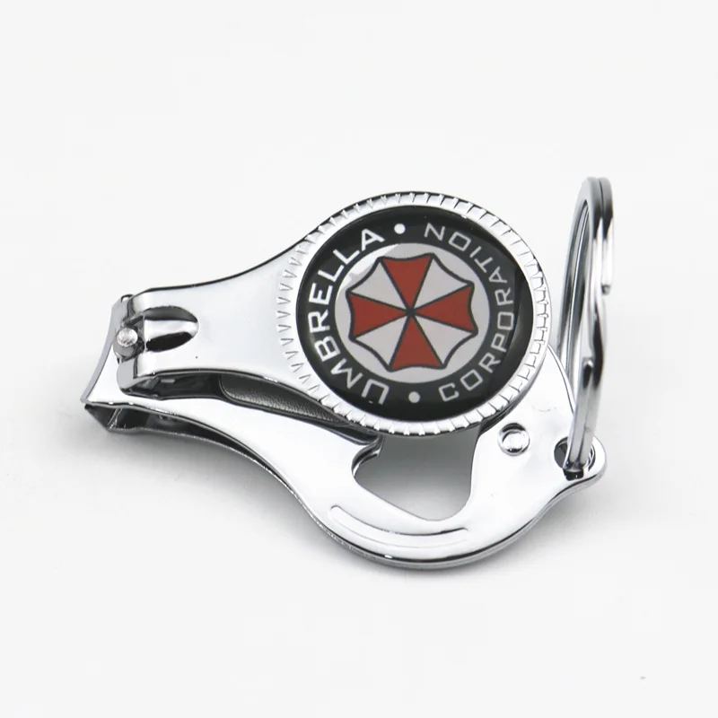 

3D Alloy Multifunctional Umbrella corporation Car Keyring Emblem Badge Key Ring Chian For Lada Opel Renault Audi Bmw Toyota