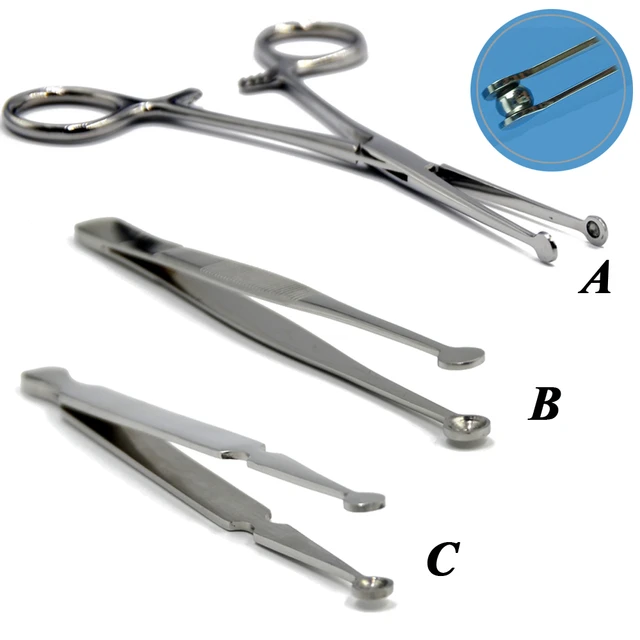 Ring Opening Plier 7 Body Piercing Jewelry Bead Ball Capture Tool
